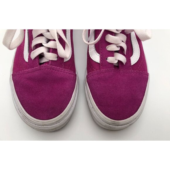 Vans Old Skool Floral Chenille Sneakers Fuchsia Embroidered Men's 5.5 Women's 7 - Picture 5 of 9